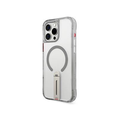 Apple iPhone 16 Pro Max Kılıf M-safe Şarj Özellikli 360 Derece Dönebilen Standlı Skinarma Helix Kapak Siyah