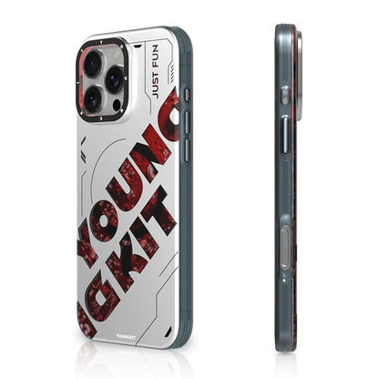 iPhone 16 Pro Max Kılıf M-safe Şarj Özellikli Airbagli Çift Katmanlı Youngkit Future Serisi Kılıf