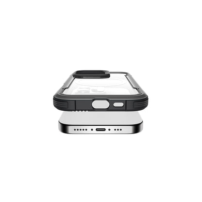 iPhone 16 Pro Max Kılıf M-safe Şarj Özellikli Airbagli Raptic Shield Serisi Şeffaf Arka Yüzey Kılıf