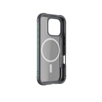 iPhone 16 Pro Max Kılıf M-safe Şarj Özellikli Airbagli Raptic Shield Serisi Şeffaf Arka Yüzey Kılıf