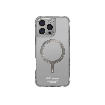 Apple iPhone 16 Pro Max Kılıf Magsafe Şarj Özellikli Airbagli Şeffaf SkinArma Saido Prime Kapak Gold