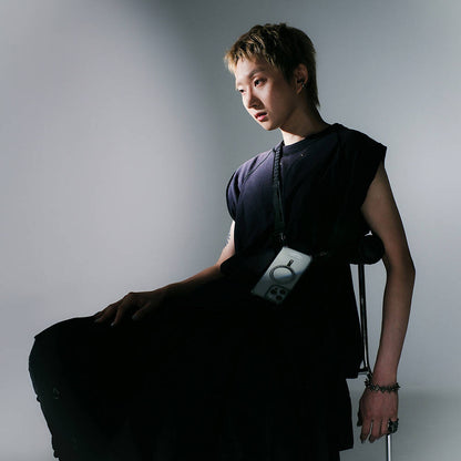 iPhone 16 Pro Max Kılıf M-safe Şarj Özellikli Airbagli Şeffaf SkinArma Saido Prime Kılıf