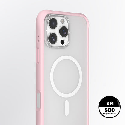 iPhone 16 Pro Max Kılıf M-safe Şarj Özellikli Airbagli Youngkit Dynamic 2 Serisi Kılıf