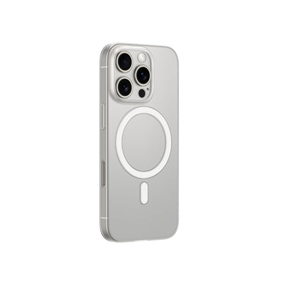 Apple iPhone 16 Pro Max Kılıf M-safe Şarj Özellikli Amazingthing Minimal Air Serisi Kapak Şeffaf