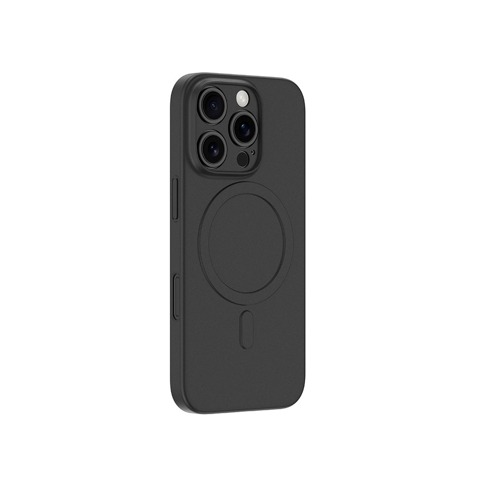 Apple iPhone 16 Pro Max Kılıf M-safe Şarj Özellikli Amazingthing Minimal Air Serisi Kapak Siyah