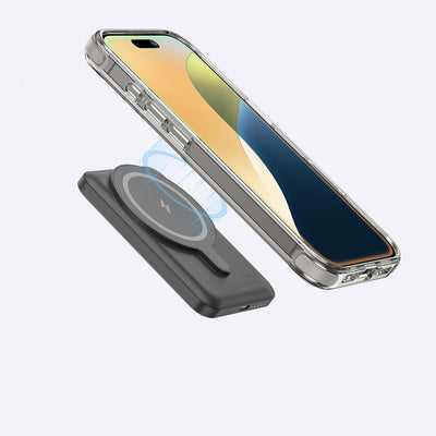 Apple iPhone 16 Pro Max Kılıf Magsafe Şarj Özellikli Amazingthing Omni Serisi Kapak Gri