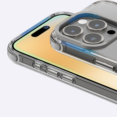Apple iPhone 16 Pro Max Kılıf Magsafe Şarj Özellikli Amazingthing Omni Serisi Kapak Gri