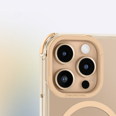 Apple iPhone 16 Pro Max Kılıf Magsafe Şarj Özellikli Amazingthing Omni Serisi Kapak Gri
