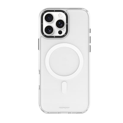 iPhone 16 Pro Max Kılıf M-safe Şarj Özellikli Cam Arka Yüzey TPU Youngkit Gemstone Serisi Kılıf