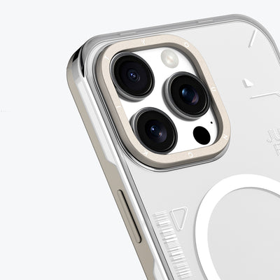 Apple iPhone 16 Pro Max Kılıf Magsafe Şarj Özellikli Çıkarılabilir Arka Yüzeyli Youngkit Mecha Kapak Desert Gold