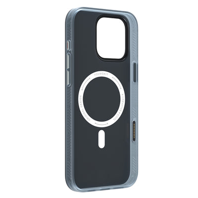 Apple iPhone 16 Pro Max Kılıf M-safe Şarj Özellikli Kamera Denetim Butonlu Youngkit Technology Serisi Kapak Mavi