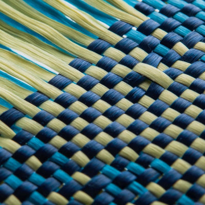 Apple iPhone 16 Pro Max Kılıf M-safe Şarj Özellikli Lumintex Teknolojili Fosforlu Özellikli Aramid Fiber Pitaka Tactile Woven Starpeak Serisi Milky Way Galaxy Kapak Mavi