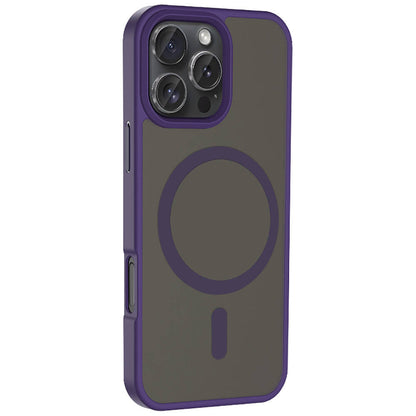 iPhone 16 Pro Max Kılıf M-safe Şarj Özellikli Mat Arka Yüzey Zore Sio Kılıf