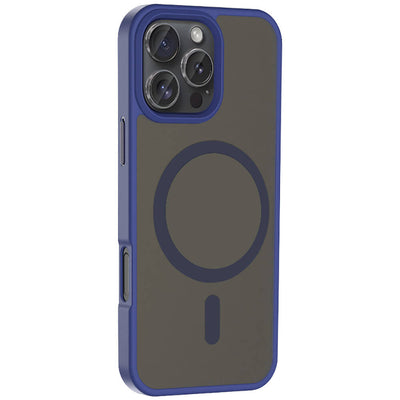 Apple iPhone 16 Pro Max Kılıf M-safe Şarj Özellikli Mat Arka Yüzey Zore Sio Kapak Lila