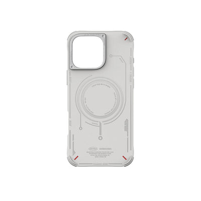 Apple iPhone 16 Pro Max Kılıf Magsafe Şarj Özellikli Metal Kamera Çerçeveli Skinarma Mecha Serisi Kapak Siyah