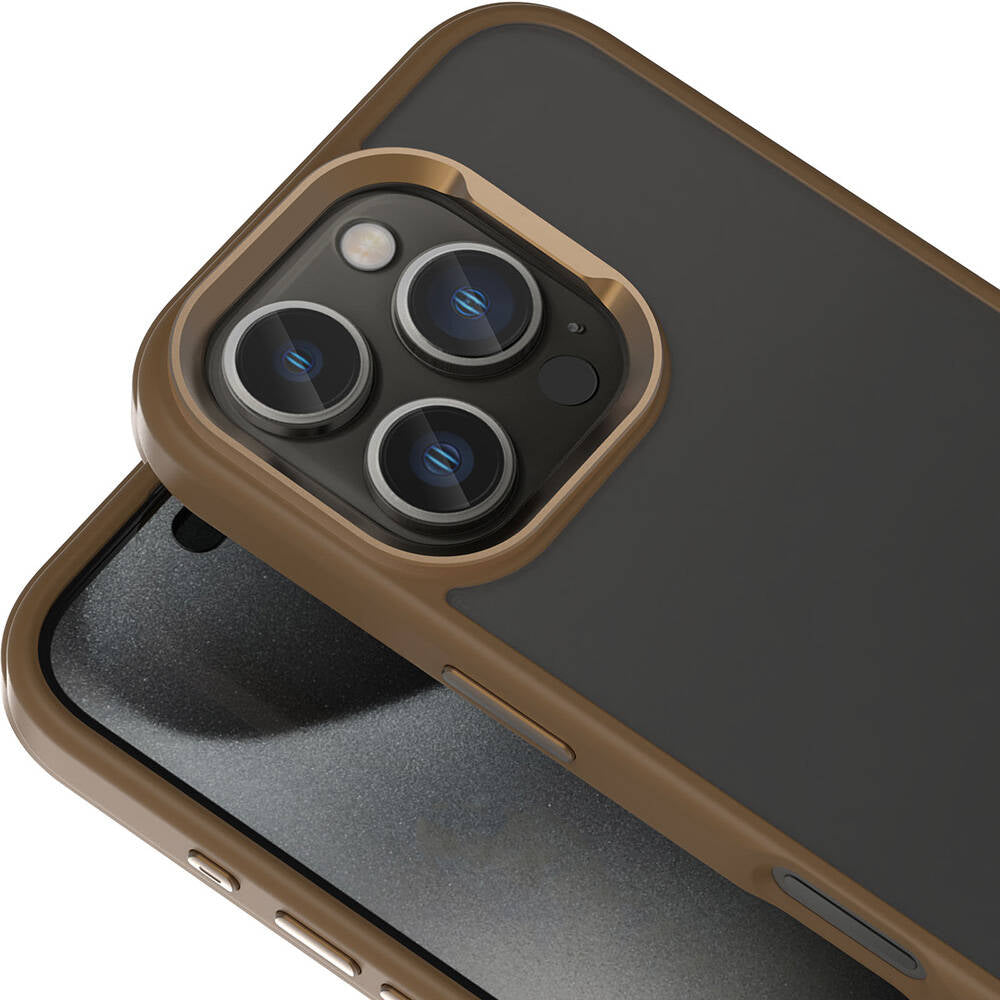 iPhone 16 Pro Max Kılıf M-safe Şarj Özellikli Parlak Kamera Çerçeveli Zore Kost Kılıf