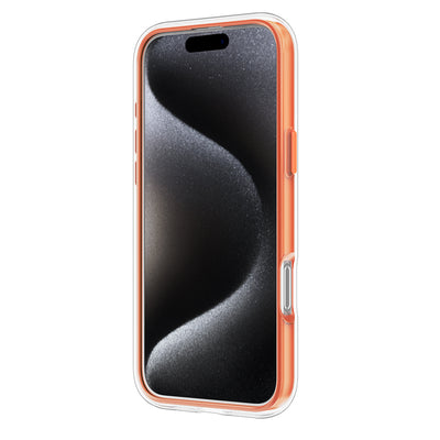 Apple iPhone 16 Pro Max Kılıf Magsafe Şarj Özellikli Raptic AirJoy Serisi 360 Derece Dönebilen Standlı Kapak Turuncu