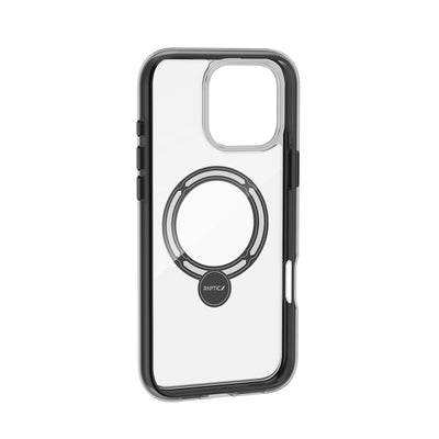 Apple iPhone 16 Pro Max Kılıf Magsafe Şarj Özellikli Raptic AirJoy Serisi 360 Derece Dönebilen Standlı Kapak Turuncu