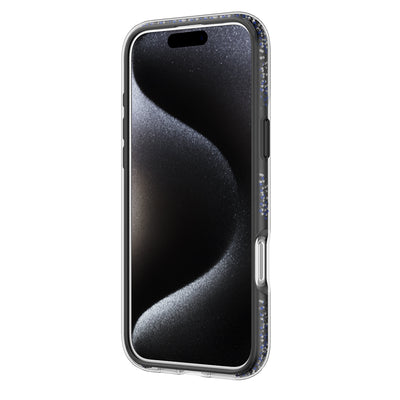 Apple iPhone 16 Pro Max Kılıf Magsafe Şarj Özellikli Raptic AirJoy Serisi Boncuk Tasarımlı 360 Derece Dönebilen Standlı Kapak Siyah-Gri