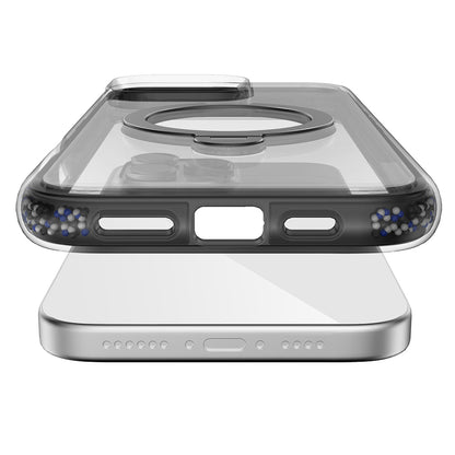 iPhone 16 Pro Max Kılıf M-safe Şarj Özellikli Raptic AirJoy Serisi Boncuk Tasarımlı 360 Derece Dönebilen Standlı Kılıf