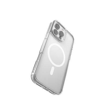 iPhone 16 Pro Max Kılıf M-safe Şarj Özellikli Raptic Crystal M-safe Serisi Şeffaf Kılıf