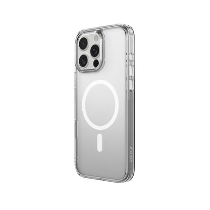 iPhone 16 Pro Max Kılıf M-safe Şarj Özellikli Raptic Crystal M-safe Serisi Şeffaf Kılıf