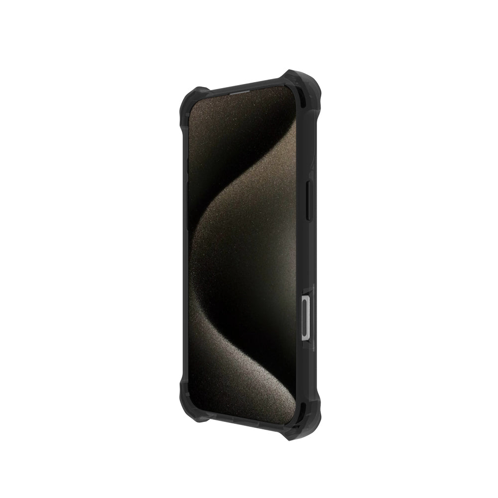 Apple iPhone 16 Pro Max Kılıf Magsafe Şarj Özellikli Raptic Dual Serisi Şeffaf Standlı Kapak Şeffaf