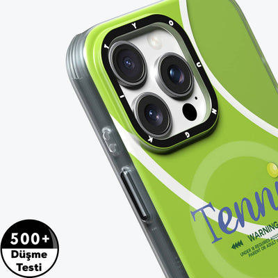 Apple iPhone 16 Pro Max Kılıf Magsafe Şarj Özellikli Spor Tasarımlı Youngkit Dynamic Serisi Kapak Yeşil