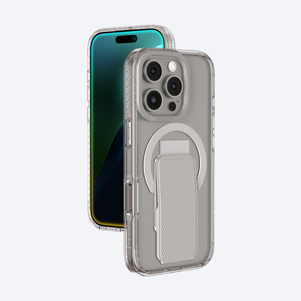 iPhone 16 Pro Max Kılıf M-safe Şarj Özellikli Standlı Amazingthing Titan Pro Plus Kılıf