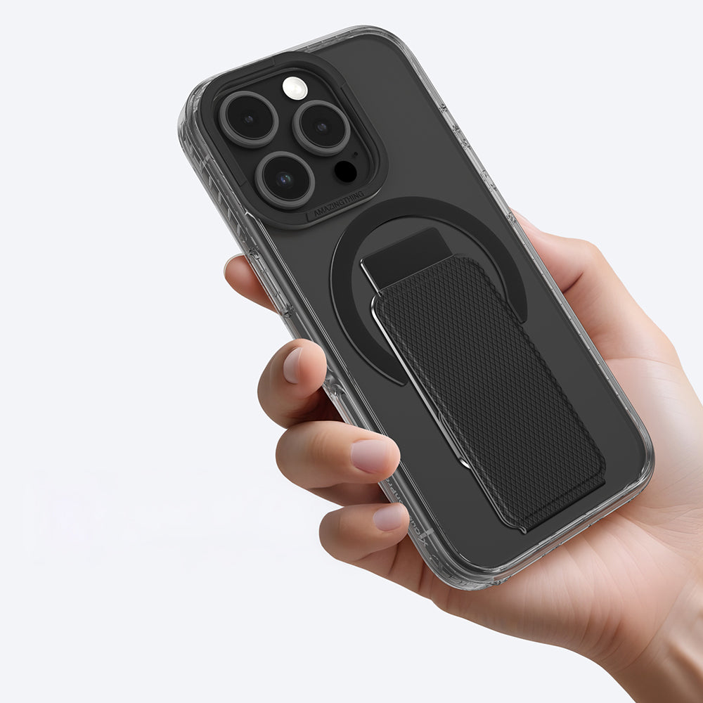 iPhone 16 Pro Max Kılıf M-safe Şarj Özellikli Standlı Amazingthing Titan Pro Plus Kılıf