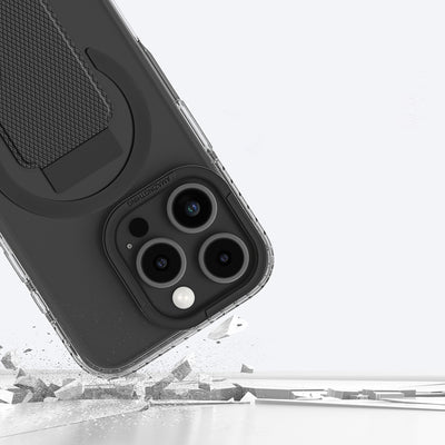 Apple iPhone 16 Pro Max Kılıf Magsafe Şarj Özellikli Standlı Amazingthing Titan Pro Plus Kapak Rose Gold