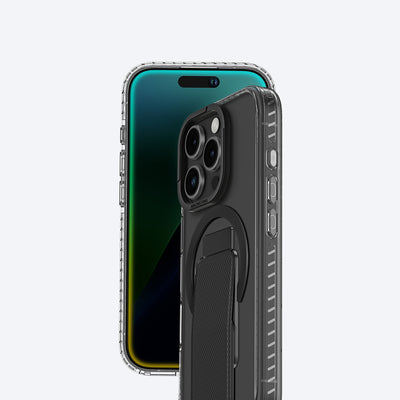 Apple iPhone 16 Pro Max Kılıf Magsafe Şarj Özellikli Standlı Amazingthing Titan Pro Plus Kapak Gri