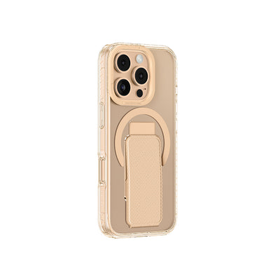 Apple iPhone 16 Pro Max Kılıf Magsafe Şarj Özellikli Standlı Amazingthing Titan Pro Plus Kapak Gri