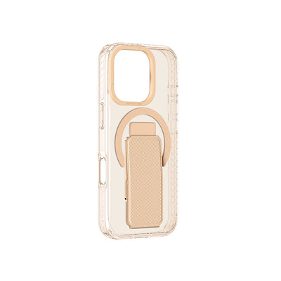 Apple iPhone 16 Pro Max Kılıf Magsafe Şarj Özellikli Standlı Amazingthing Titan Pro Plus Kapak Rose Gold
