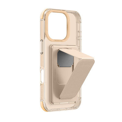 Apple iPhone 16 Pro Max Kılıf Magsafe Şarj Özellikli Standlı Set Amazingthing Omni Adventure Serisi Kapak Rose Gold