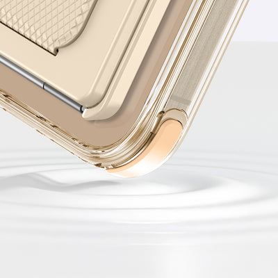 Apple iPhone 16 Pro Max Kılıf Magsafe Şarj Özellikli Standlı Set Amazingthing Omni Adventure Serisi Kapak Rose Gold