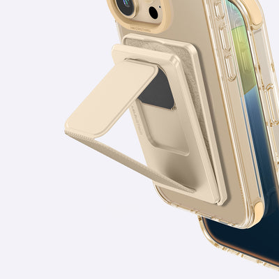 Apple iPhone 16 Pro Max Kılıf Magsafe Şarj Özellikli Standlı Set Amazingthing Omni Adventure Serisi Kapak Rose Gold