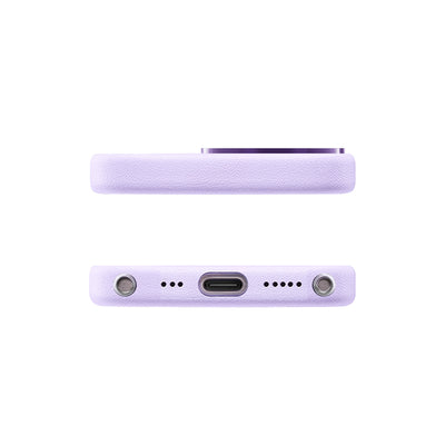 Apple iPhone 16 Pro Max Kılıf M-safe Şarj Özellikli Standlı Suni Deri Tasarımlı Pynana Dancing Circle Serisi Kapak Kahverengi