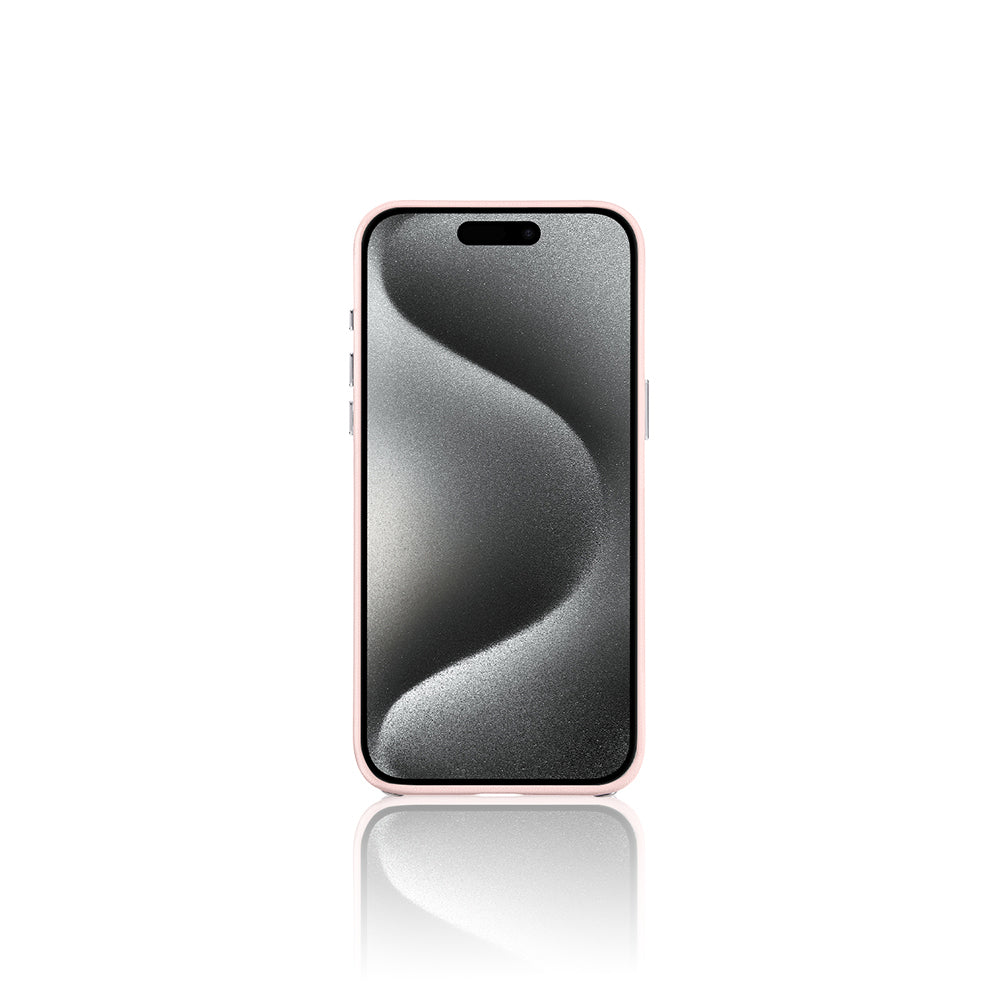 Apple iPhone 16 Pro Max Kılıf M-safe Şarj Özellikli Suni Deri Tasarımlı Pynana Starry Serisi Kapak Beyaz