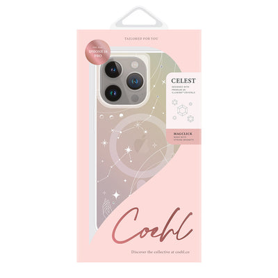 Apple iPhone 16 Pro Max Kılıf Magsafe Şarj Özellikli Takım Yıldızı Desenli Askı Aparatlı Coehl Celest Kapak Colorful