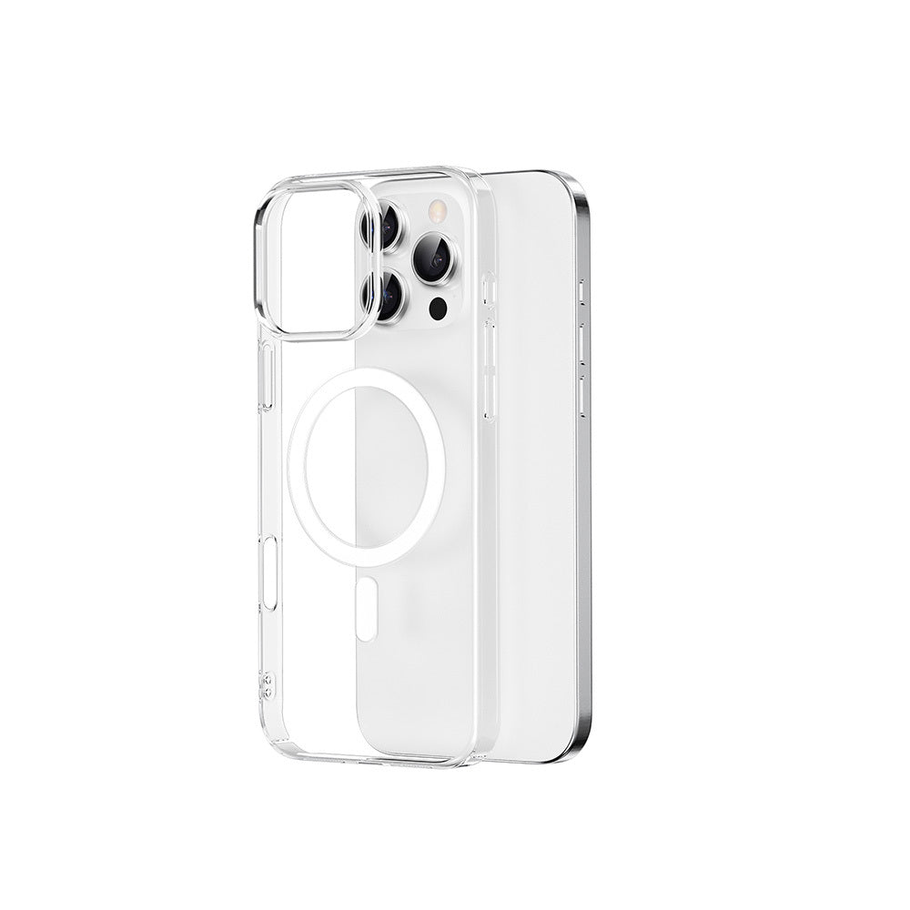 iPhone 16 Pro Max Kılıf M-safe Şarj Özellikli Wiwu YXK-207 Invisible Pro Sert PC Kılıf
