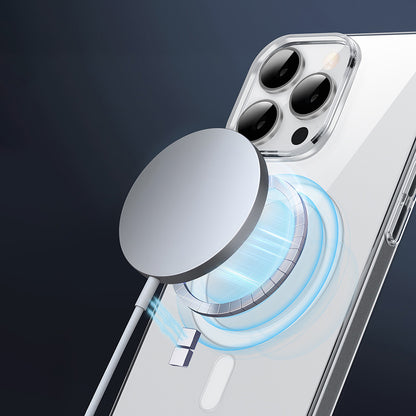 iPhone 16 Pro Max Kılıf M-safe Şarj Özellikli Wiwu YXK-207 Invisible Pro Sert PC Kılıf