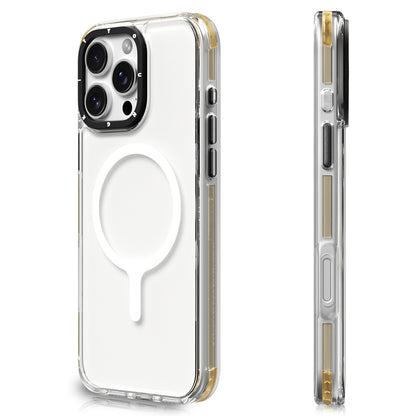 iPhone 16 Pro Max Kılıf M-safe Şarj Özellikli YoungKit Crystal Color Serisi Kılıf