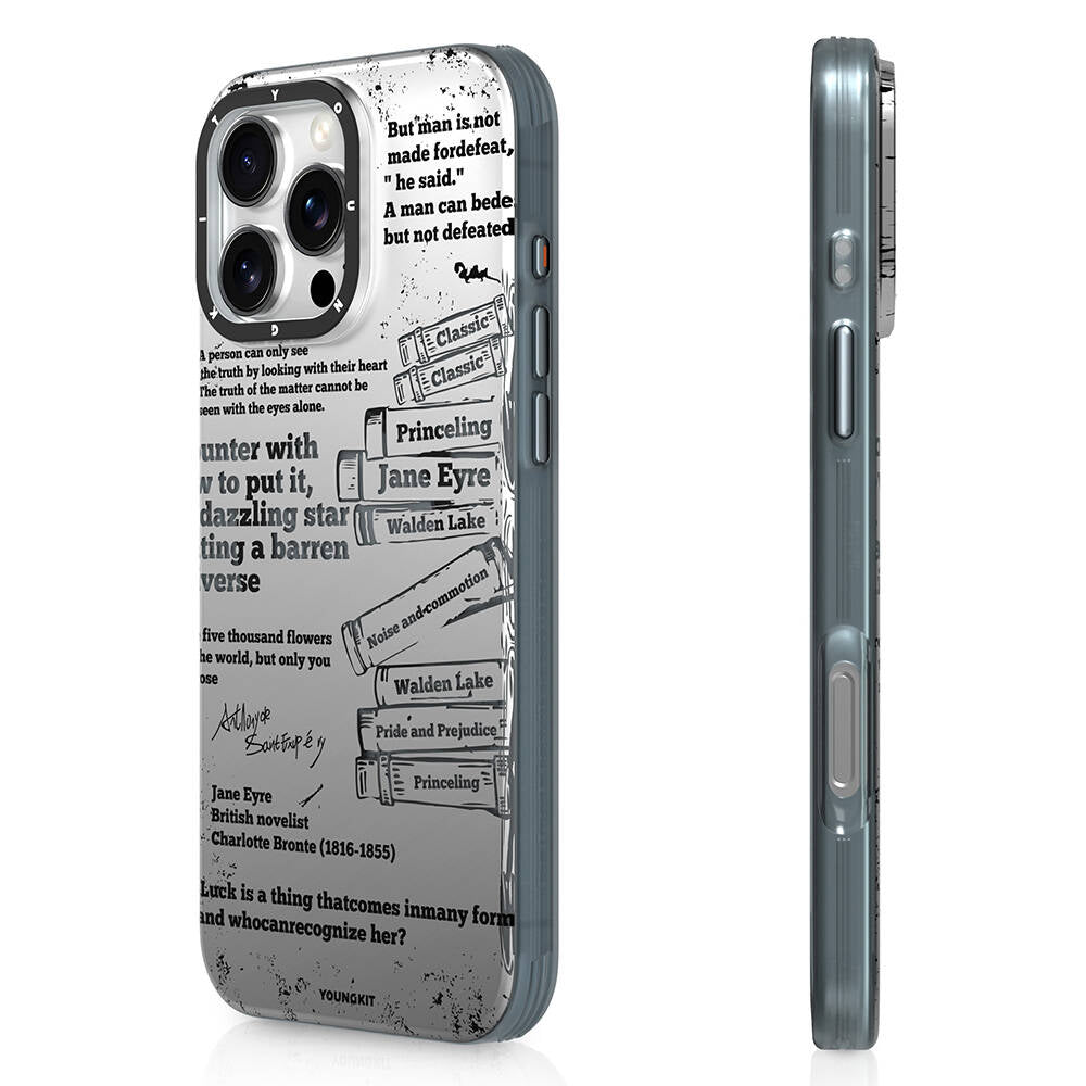 iPhone 16 Pro Max Kılıf M-safe Şarj Özellikli Youngkit Literary Serisi Classic Kılıf