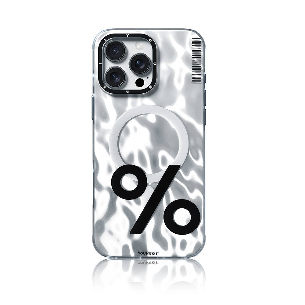 Apple iPhone 16 Pro Max Kılıf Magsafe Şarj Özellikli Youngkit Mathematical Serisi Kapak Colorful