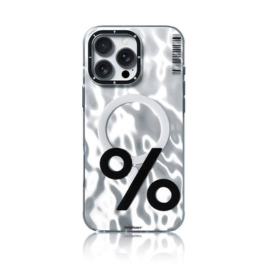 Apple iPhone 16 Pro Max Kılıf Magsafe Şarj Özellikli Youngkit Mathematical Serisi Kapak Colorful