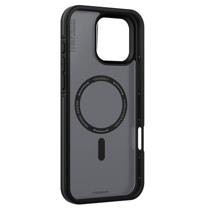iPhone 16 Pro Max Kılıf M-safe Şarj Özellikli Youngkit Rock Sand Serisi Kılıf