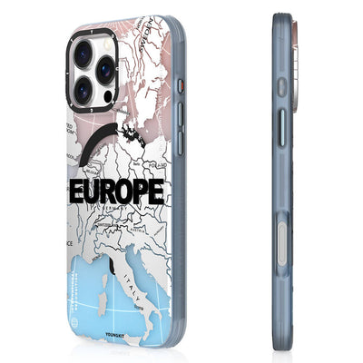 Apple iPhone 16 Pro Max Kılıf Magsafe Şarj Özellikli Youngkit Universal Serisi Kapak Siyah