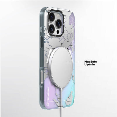 Apple iPhone 16 Pro Max Kılıf Magsafe Şarj Özellikli Youngkit Universal Serisi Kapak Siyah