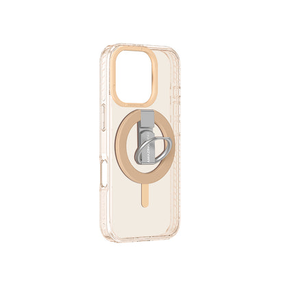 iPhone 16 Pro Max Kılıf M-safe Şarj Özellikli Yüzük Standlı Amazingthing Titan Pro Serisi Kılıf